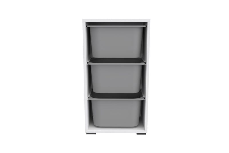 Kelix Förvaringslådor 45 cm - Vit/Gr�å - Förvaring - Småförvaring - Förvaringslåda