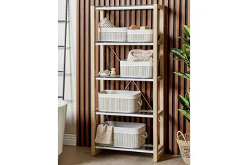 Korg Talpe set om 5 Grå/vit - Grå/vit - Förvaring - Småförvaring - Förvaringskorg