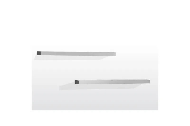 Lara Vägghylla 240x24 cm - Vit - Förvaring - Småförvaring - Väggförvaring