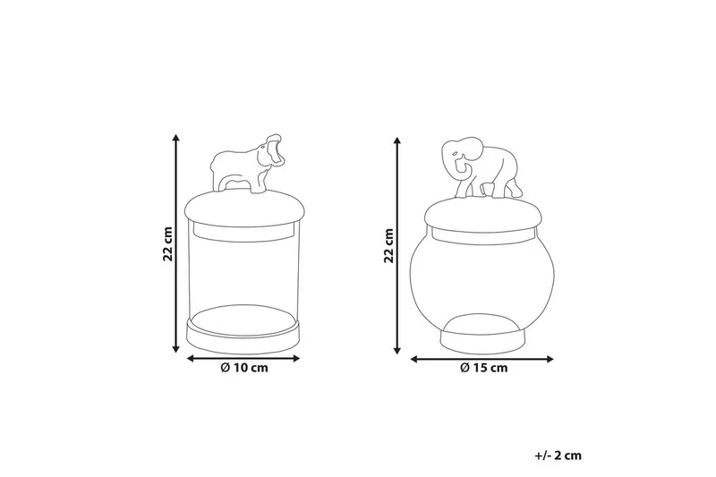 Litet badrumsskåp Laki set om 2 - Förvaring - Småförvaring - Förvaringslåda