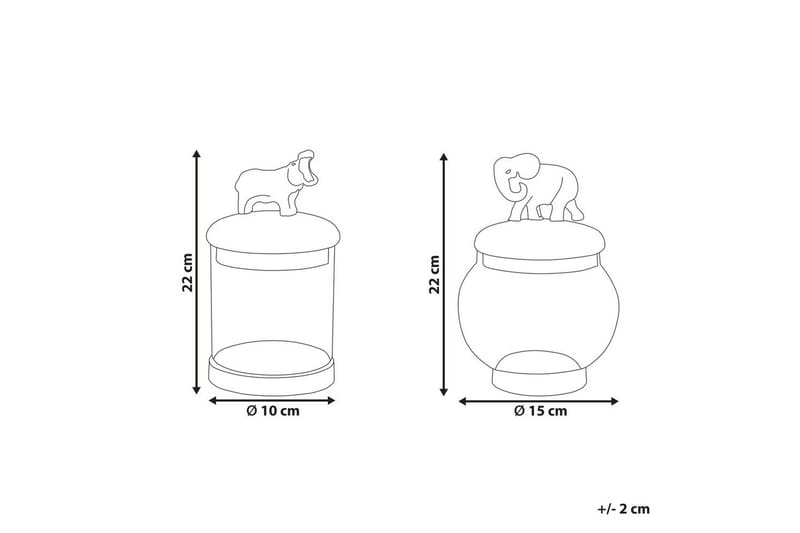 Litet badrumsskåp Laki set om 2 - Förvaring - Småförvaring - Förvaringslåda