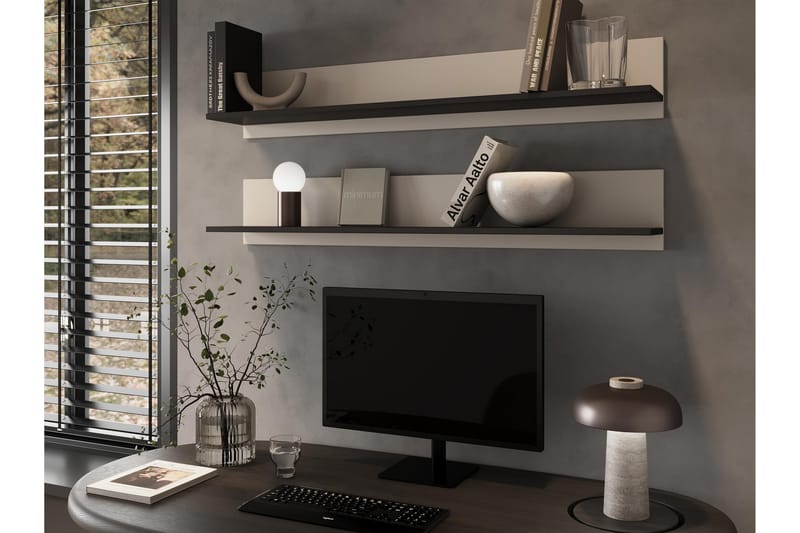 Lyrosen Vägghylla 125 cm - Beige - Förvaring - Småförvaring - Väggförvaring