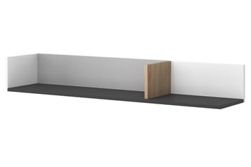 Metropolitan Vägghylla 120x28 cm - Brun/Vit/Ljusgrå/Svart - Förvaring - Småförvaring - Väggförvaring