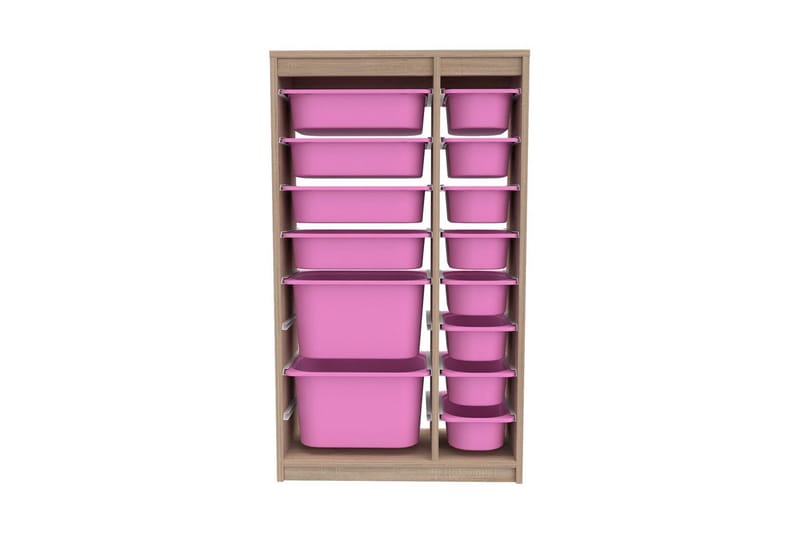 Montana Förvaringslådor 69 cm - Natur/Rosa - Förvaring - Småförvaring - Förvaringslåda