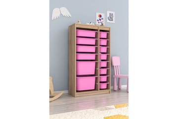 Montana Förvaringslådor 69 cm - Natur/Rosa - Förvaring - Småförvaring - Förvaringslåda