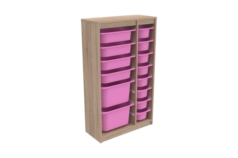 Montana Förvaringslådor 69 cm - Natur/Rosa - Förvaring - Småförvaring - Förvaringslåda