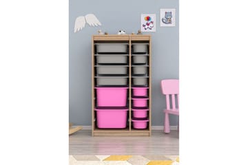 Montana Förvaringslådor 69 cm - Rosa/Grå - Förvaring - Småförvaring - Förvaringslåda