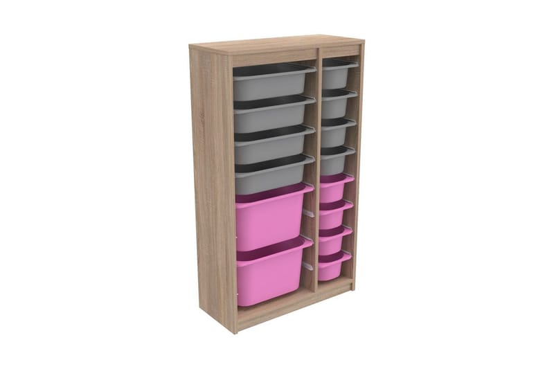 Montana Förvaringslådor 69 cm - Rosa/Grå - Förvaring - Småförvaring - Förvaringslåda