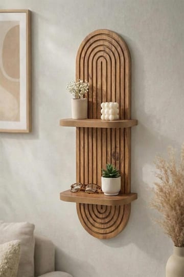 Savik Vägghylla 26x35x13 cm - Ek - Förvaring - Småförvaring - Väggförvaring