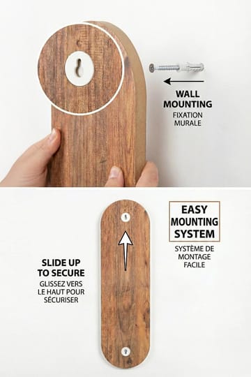 Savik Vägghylla 26x35x13 cm - Ek - Förvaring - Småförvaring - Väggförvaring