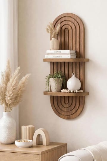 Savik Vägghylla 26x35x13 cm - Ek - Förvaring - Småförvaring - Väggförvaring