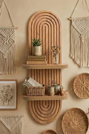 Savik Vägghylla 26x35x13 cm - Ek - Förvaring - Småförvaring - Väggförvaring