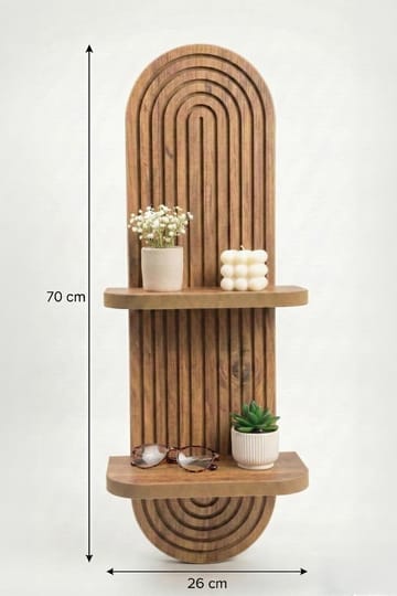 Savik Vägghylla 26x35x13 cm - Ek - Förvaring - Småförvaring - Väggförvaring