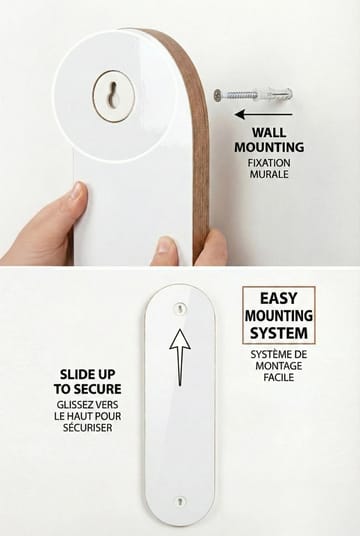 Savik Vägghylla 26x35x13 cm - Vit - Förvaring - Småförvaring - Väggförvaring