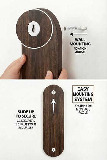 Savik Vägghylla 26x35x13 cm - Wenge - Förvaring - Småförvaring - Väggförvaring