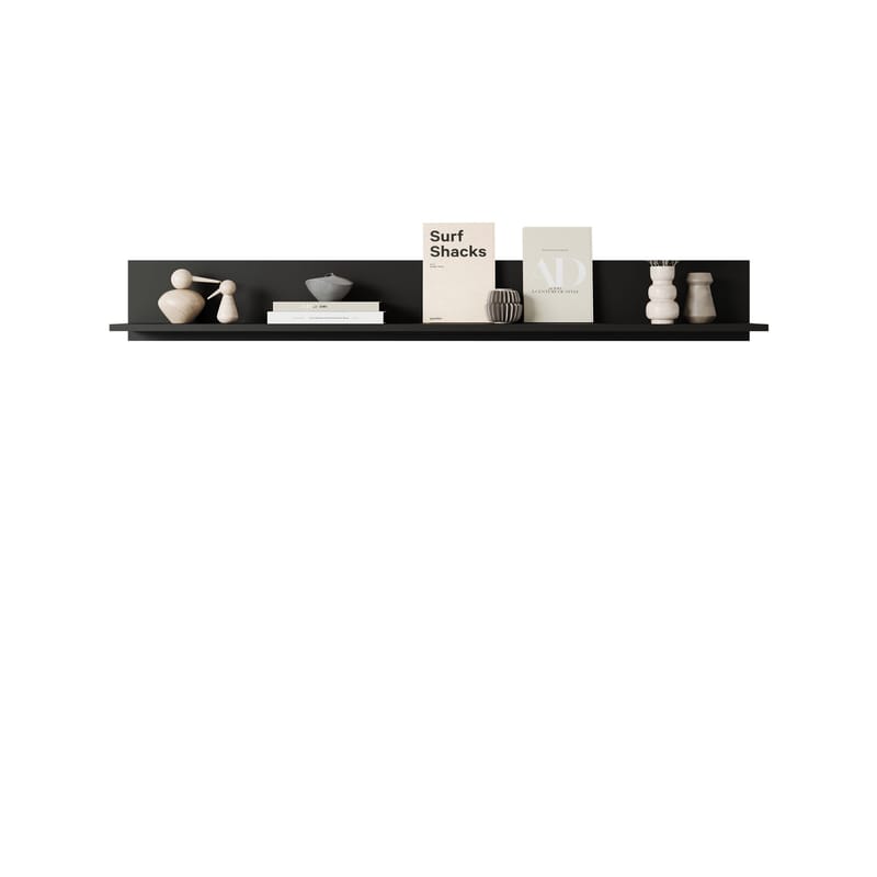 Sherie Väghylla 139 cm, svart
