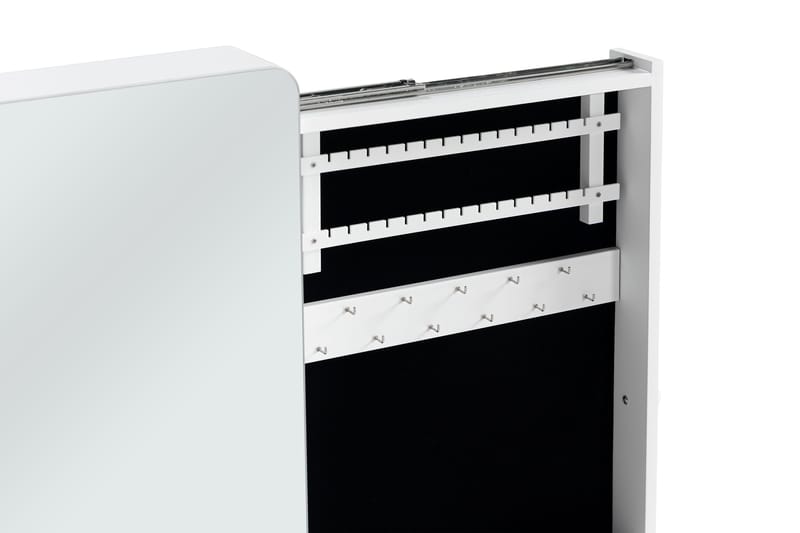 Rogue Smyckesskåp med Spegel - Vit - Förvaring - Småförvaring - Smyckesförvaring - Smyckesställ & smyckesskrin