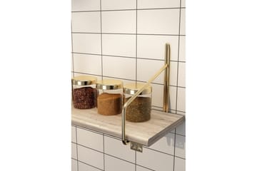 Sorab Vägghylla 60 cm - Brun/Guld - Förvaring - Småförvaring - Väggförvaring