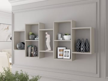 Triorana Vägghylla 161 cm - beige - Förvaring - Småförvaring - Väggförvaring
