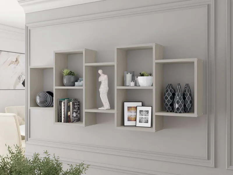 Triorana Vägghylla 161 cm - beige - Förvaring - Småförvaring - Väggförvaring