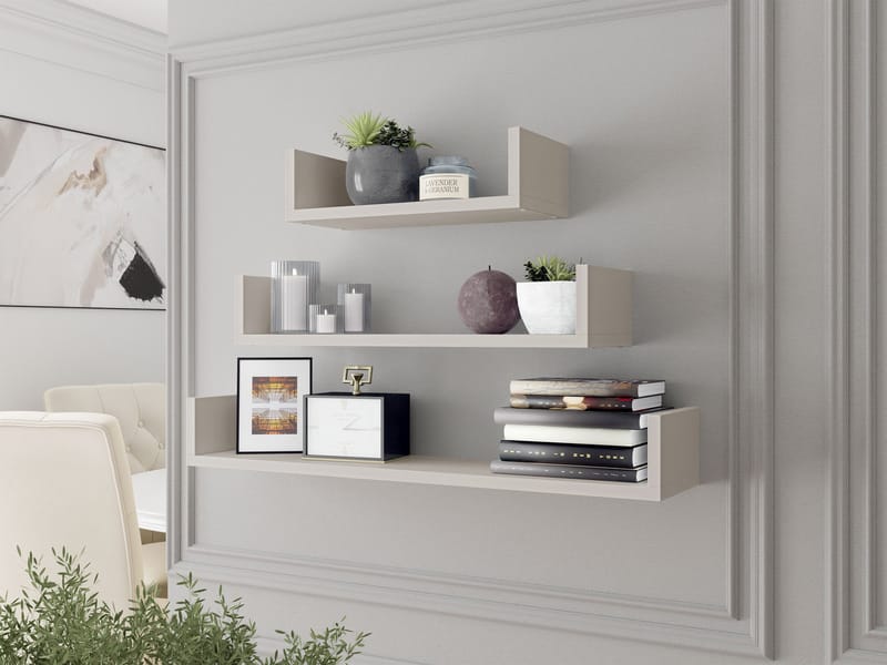 Triorana Vägghylla 80 cm - beige - Förvaring - Småförvaring - Väggförvaring