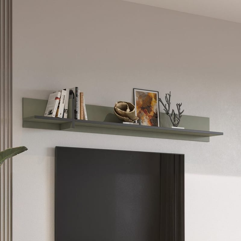 Vägghylla Cross - Grön - Förvaring - Småförvaring - Väggförvaring