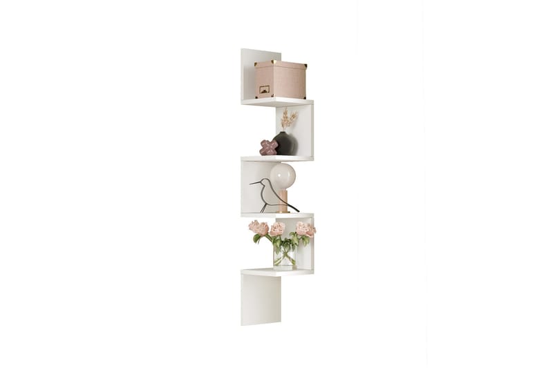 Vägghylla Ezzi 22 cm, Vit