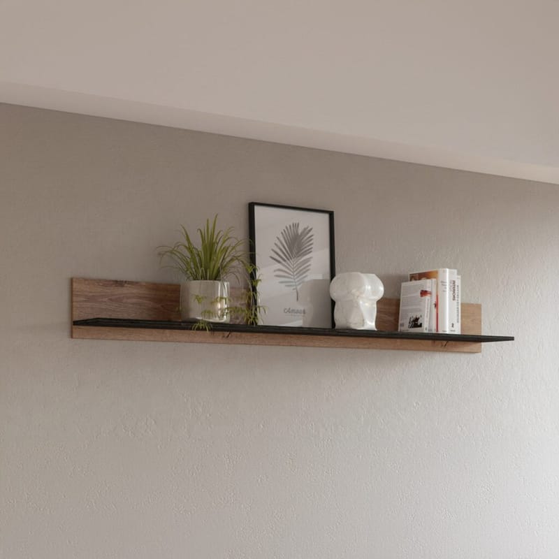 Vägghylla Larona - Lefkas ek - Förvaring - Småförvaring - Väggförvaring