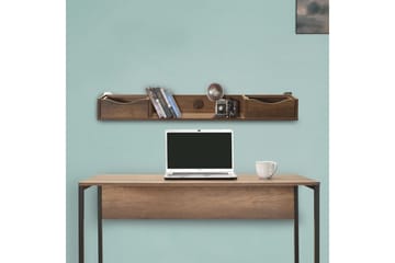 Vägghylla Mahar Valnöt - Valnöt - Förvaring - Hylla