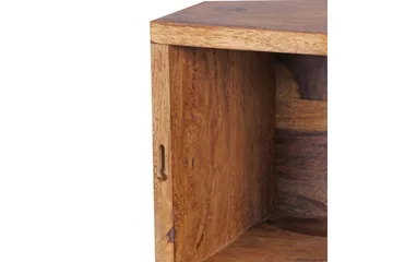 Vägghylla Wohnling Set med 4 massivt trä kub-optik väggmonterad modern - Förvaring - Småförvaring - Väggförvaring