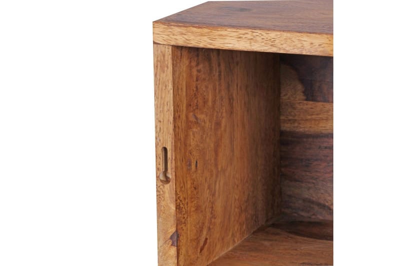 Vägghylla Wohnling Set med 4 massivt trä kub-optik väggmonterad modern - Förvaring - Småförvaring - Väggförvaring