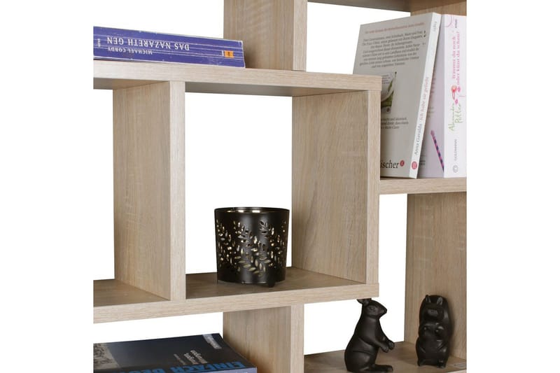 Vägghylla Wohnling PAOLA melaminbelagd MDF, förvaringshylla, väggmonterad, modern stil Sonoma - Sonoma - Förvaring - Småförvaring - Väggförvaring