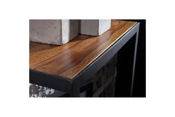 Vägghylla Wohnling Puri Massivt Trä Metallram Väggmonterad Industriell - Förvaring - Småförvaring - Väggförvaring