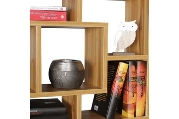 Vägghylla Wohnling PAOLA melaminbelagd MDF, förvaringshylla, väggmonterad, modern stil Bok - Bok - Förvaring - Småförvaring - Väggförvaring