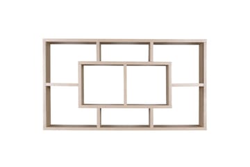 Vägghylla Wohnling PAOLA melaminbelagd MDF, förvaringshylla, väggmonterad, modern stil Sonoma - Sonoma - Förvaring - Småförvaring - Väggförvaring