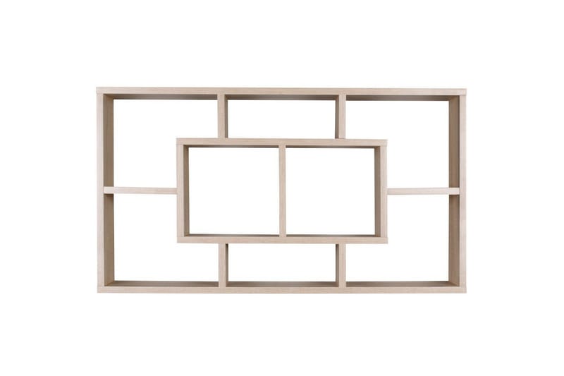 Vägghylla Wohnling PAOLA melaminbelagd MDF, förvaringshylla, väggmonterad, modern stil Sonoma - Sonoma - F örvaring - Småförvaring - Väggförvaring