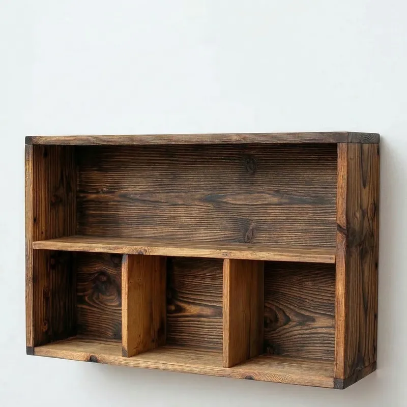 Velnor Dekorativ vägghylla 50x30x14 cm - Träfärg(er) - Förvaring - Småförvaring - Väggförvaring