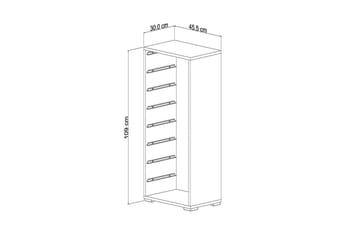Versa Förvaringslådor 45,5 cm - Vit - Förvaring - Småförvaring - Förvaringslåda