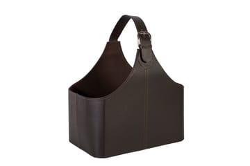 Walter Tidningsställ 22x38xH33cm Konstläder - Mörkbrun - Förvaring - Småförvaring