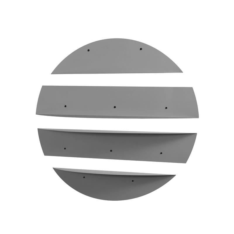 Zalvenn Vägghylla 76 cm Rund - Grå - Förvaring - Småförvaring - Väggförvaring