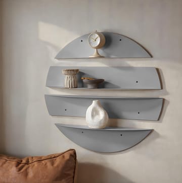 Zalvenn Vägghylla 76 cm Rund - Grå - Förvaring - Småförvaring - Väggförvaring