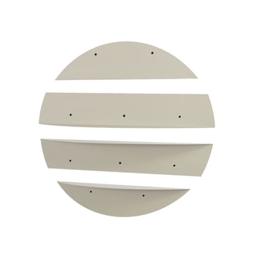 Zalvenn Vägghylla 76 cm Rund - Mjuk Beige - Förvaring - Småförvaring - Väggförvaring