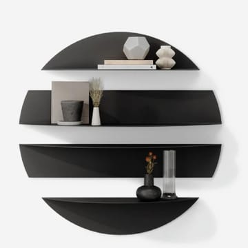 Zalvenn Vägghylla 76 cm Rund - Svart - Förvaring - Småförvaring - Väggförvaring