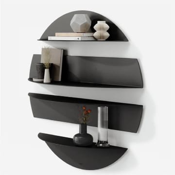 Zalvenn Vägghylla 76 cm Rund - Svart - Förvaring - Småförvaring - Väggförvaring