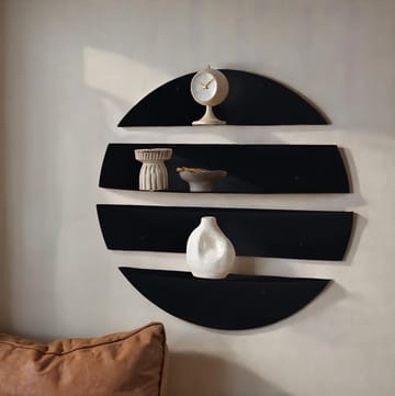 Zalvenn Vägghylla 76 cm Rund - Svart - Förvaring - Småförvaring - Väggförvaring