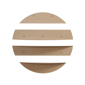 Zalvenn Vägghylla 76 cm Rund - Taupe - Förvaring - Småförvaring - Väggförvaring