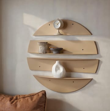 Zalvenn Vägghylla 76 cm Rund - Taupe - Förvaring - Småförvaring - Väggförvaring