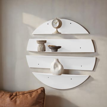 Zalvenn Vägghylla 76 cm Rund - Vit - Förvaring - Småförvaring - Väggförvaring