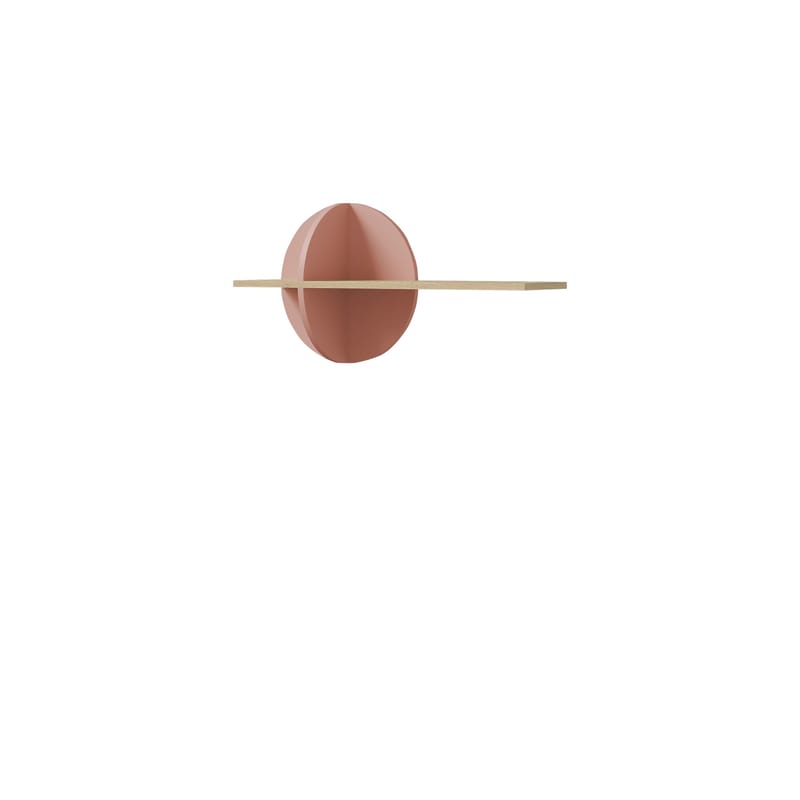 Zarek Vägghylla 82 cm - brun och rosa - Förvaring - Småförvaring - Väggförvaring