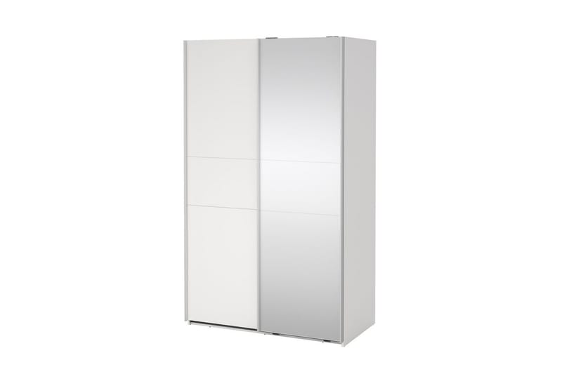 Takeru Garderob med Spegel 119x200 cm, Vit
